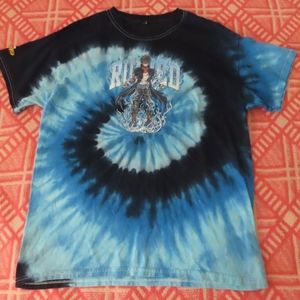 ruined tie dye academia anime tshirt L